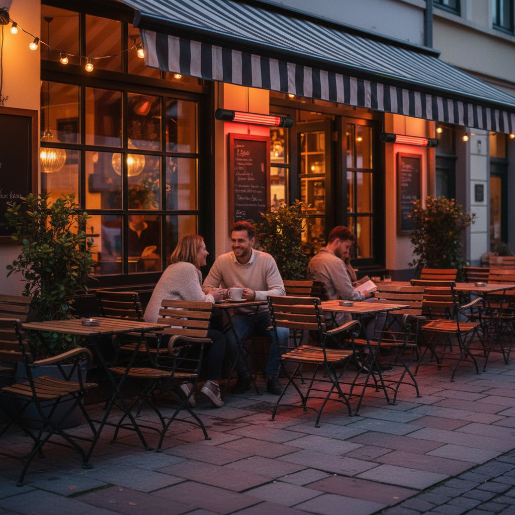 Subsidie voor elektrische terrasverwarmers. Krijg tot wel 60% vergoed