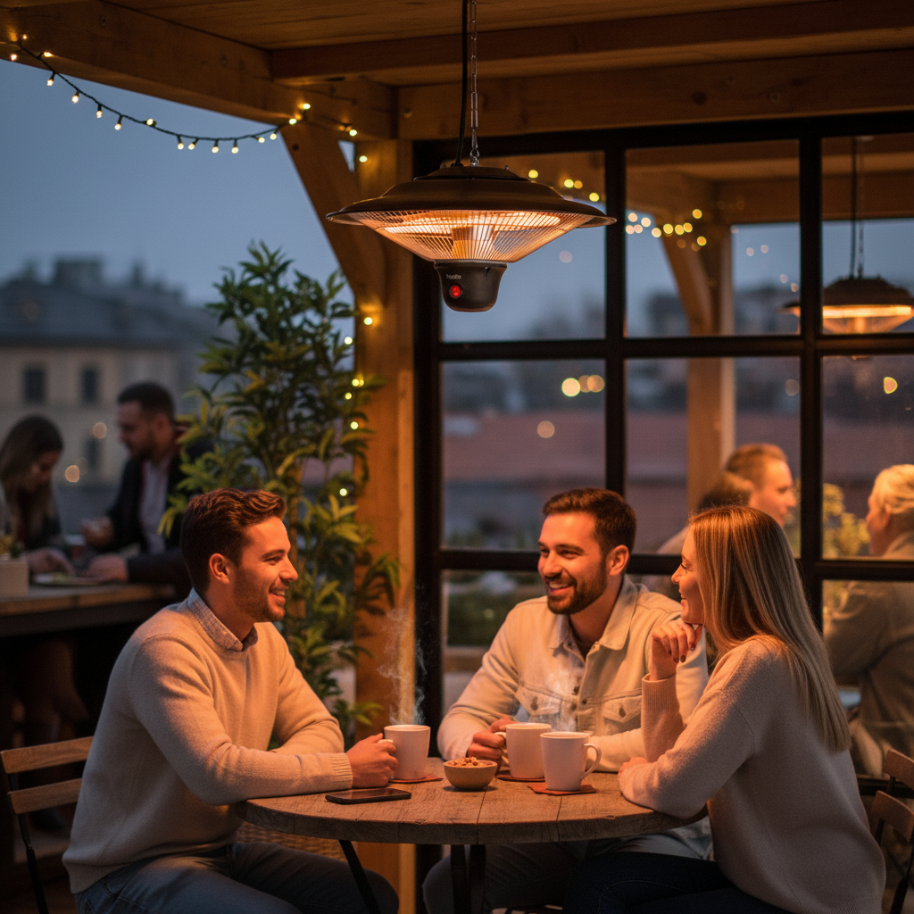 Hangende verwarmers