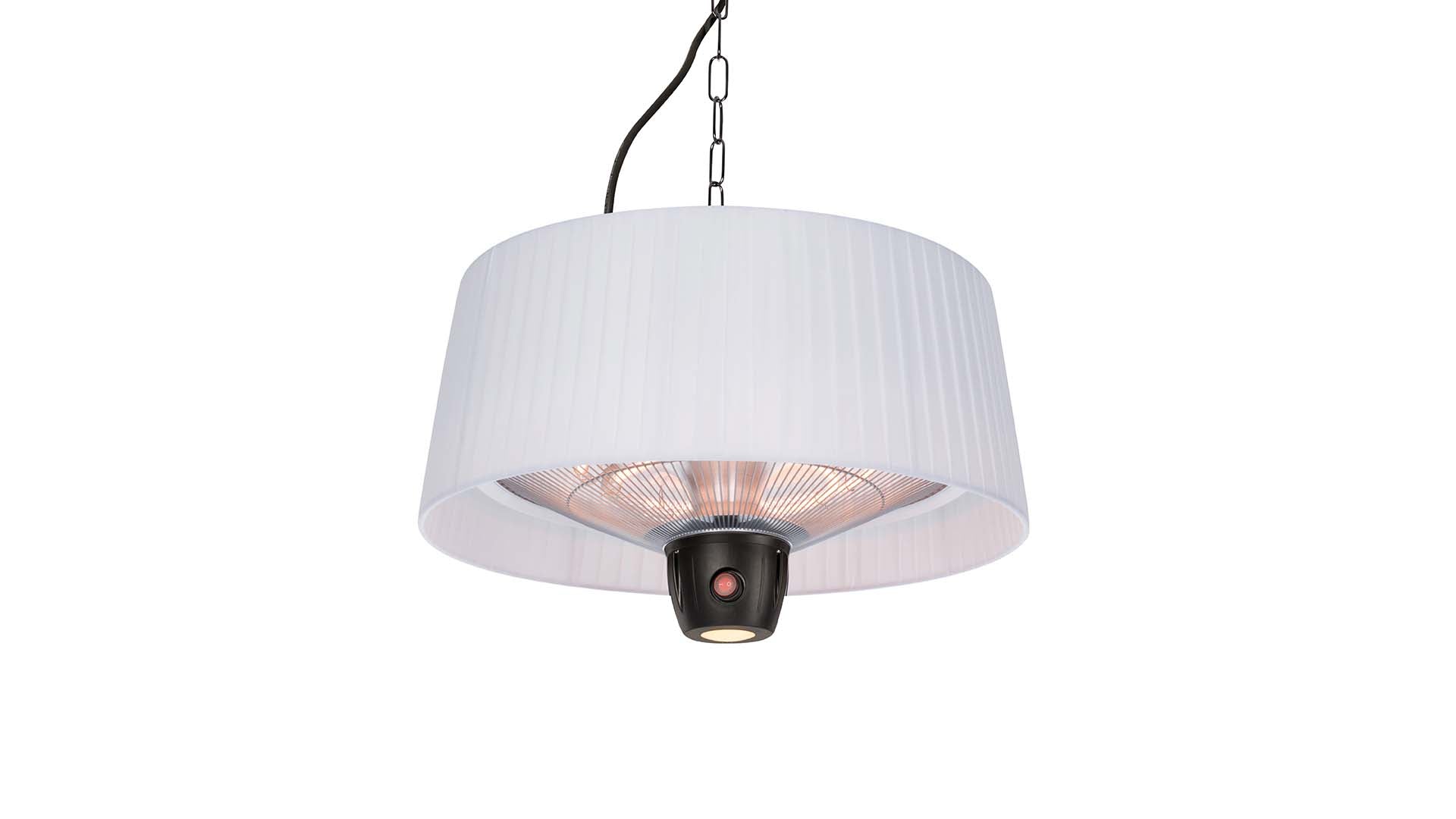 Sunred Compact Artix Bright hangende witte heater met 1500 Watt met afstandsbediening