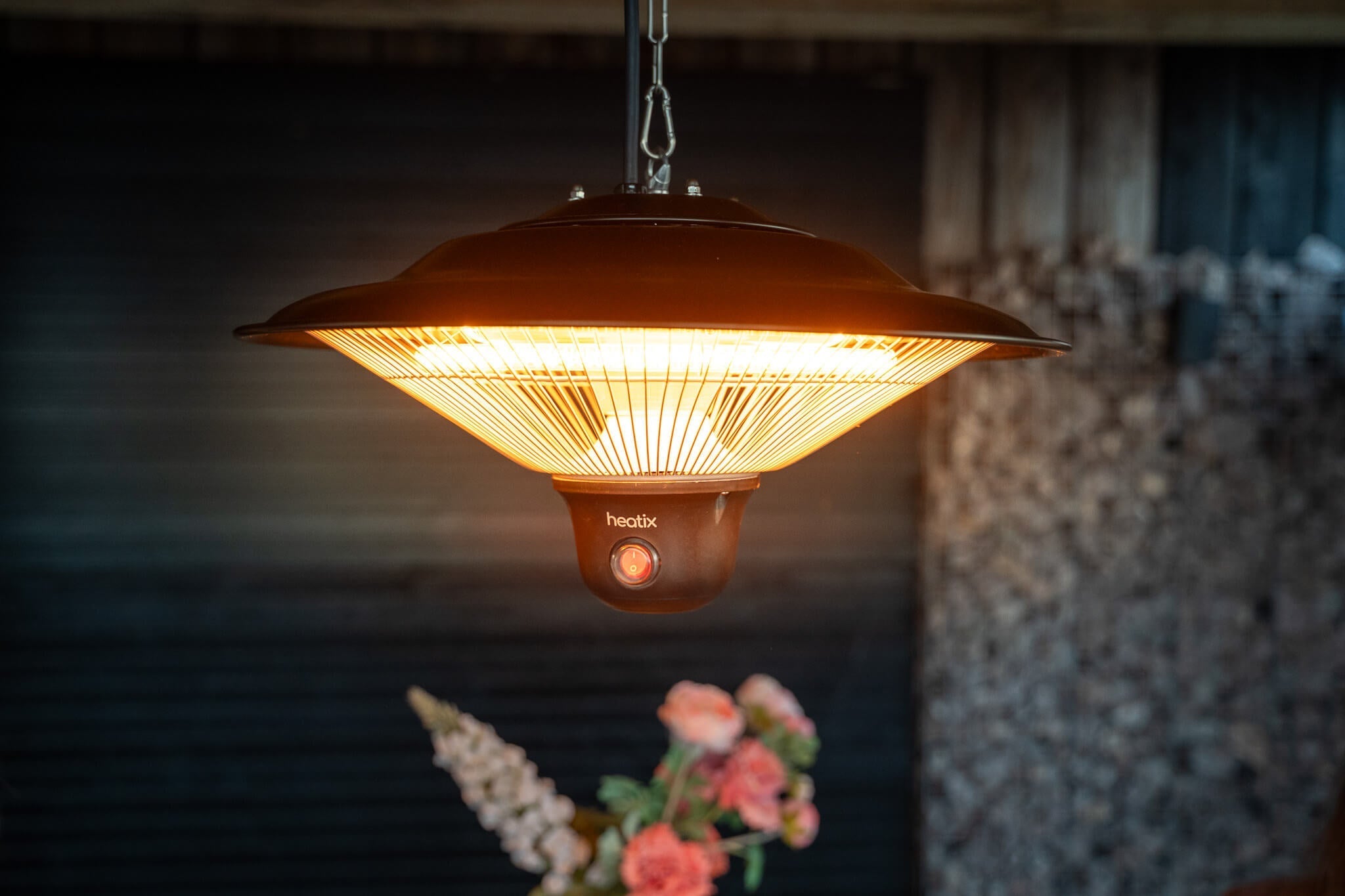 Hangende Heater 1500W - Heatix Terrasverwarmer