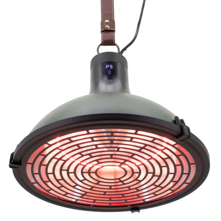 infrarood licht van de Sunred roségoud groene Indus Ultra Jade Smart Heater met 2100 Watt