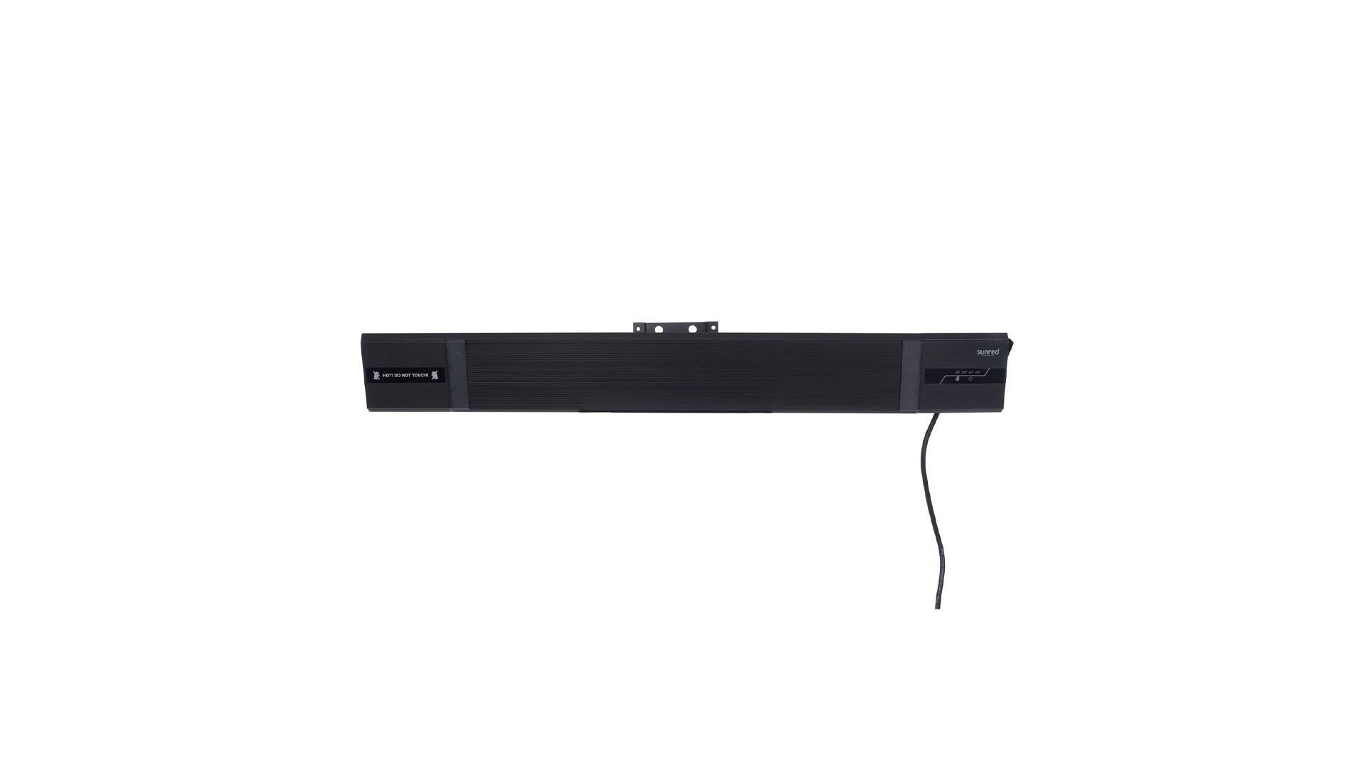 Sunred Nero zwarte hangend/wand heater met 2400 Watt en afstandsbediening