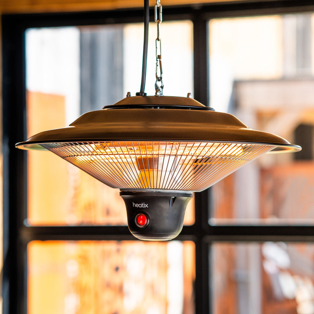 Hangende Heater 1500W - Heatix Terrasverwarmer