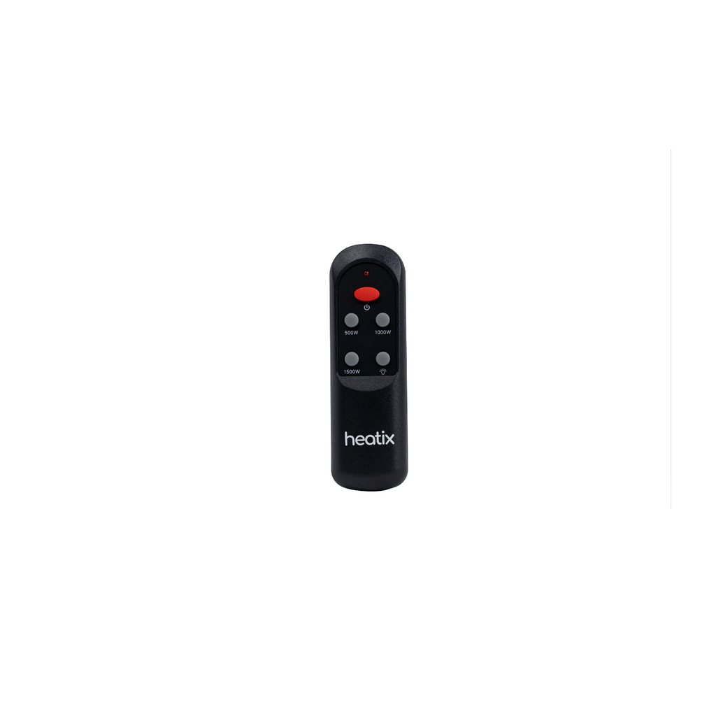 Handige afstandsbediening voor de Zwarte hangende Heatix terrasverwarmer of heater met 1500 Watt
