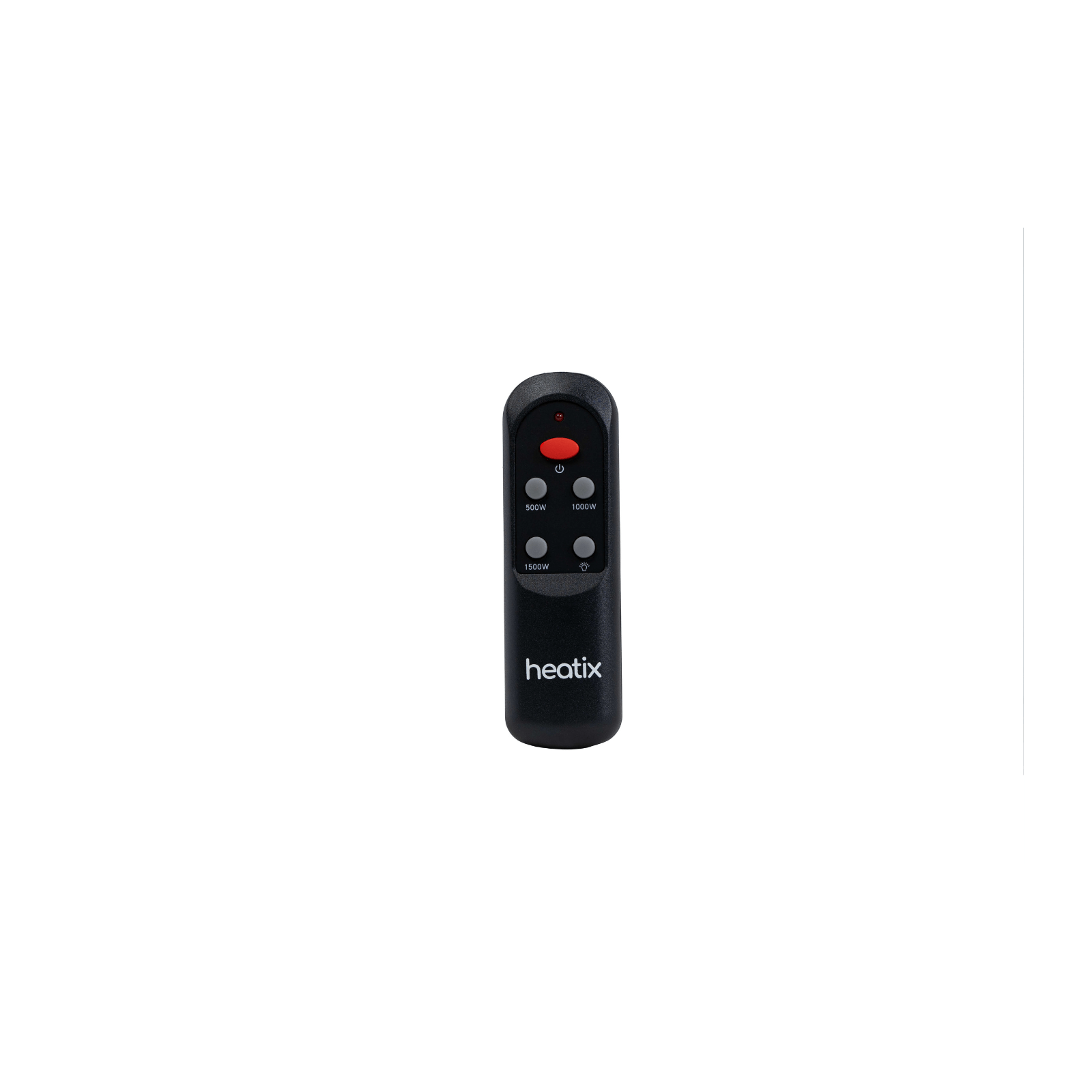 Handige afstandsbediening voor de Zwarte hangende Heatix terrasverwarmer of heater met 1500 Watt