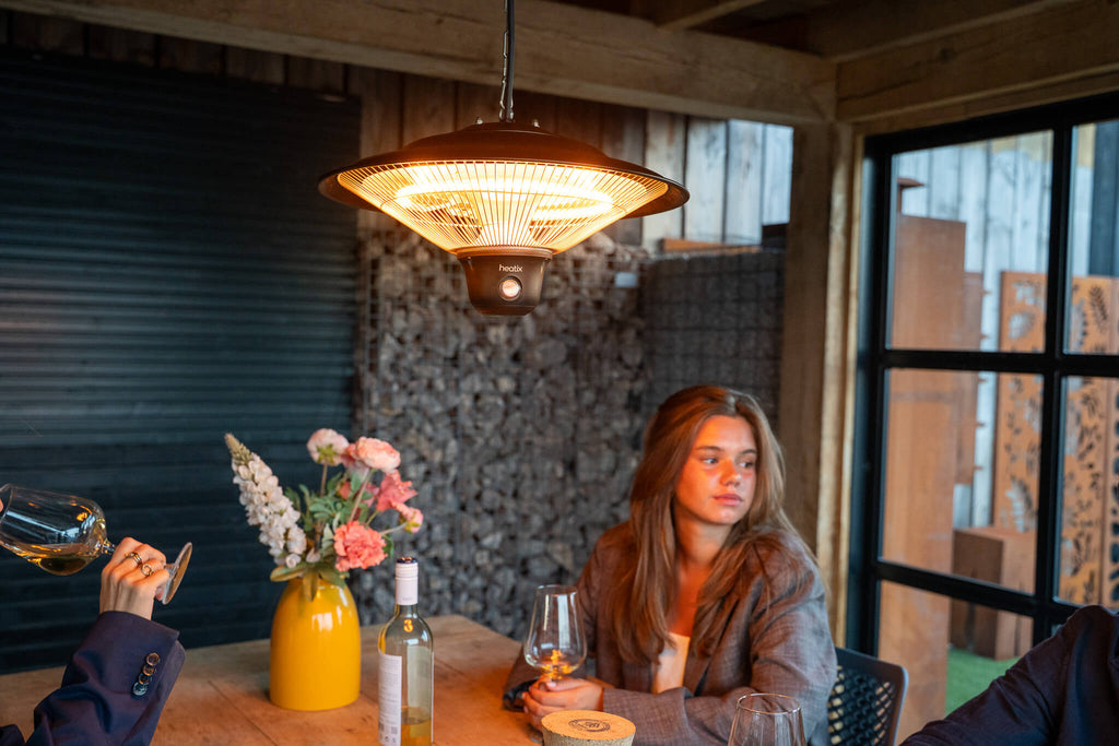 Hangende Heater 1500W - Heatix Terrasverwarmer