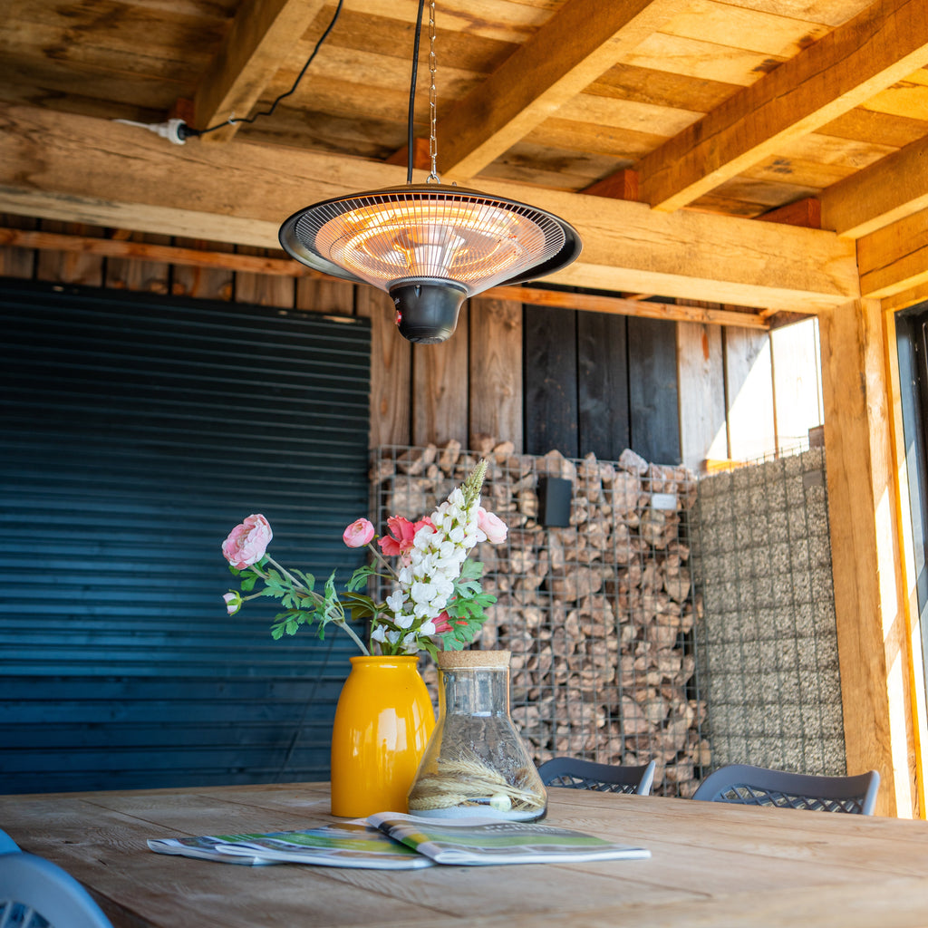 Hangende Heater 1500W - Heatix Terrasverwarmer