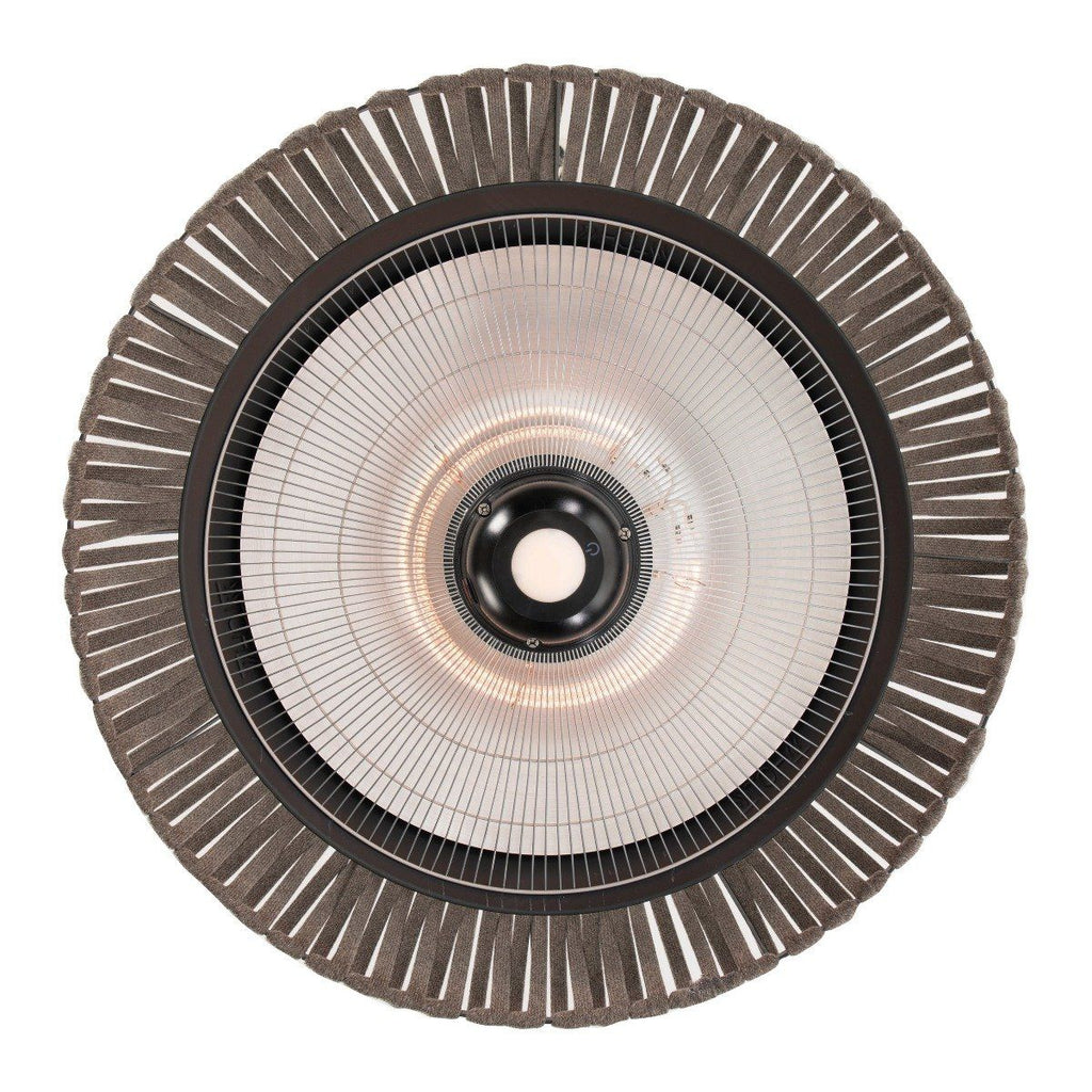 infrarood licht van de Bruine hangende Artix Corda Bright terrasverwarmer met 1800 Watt