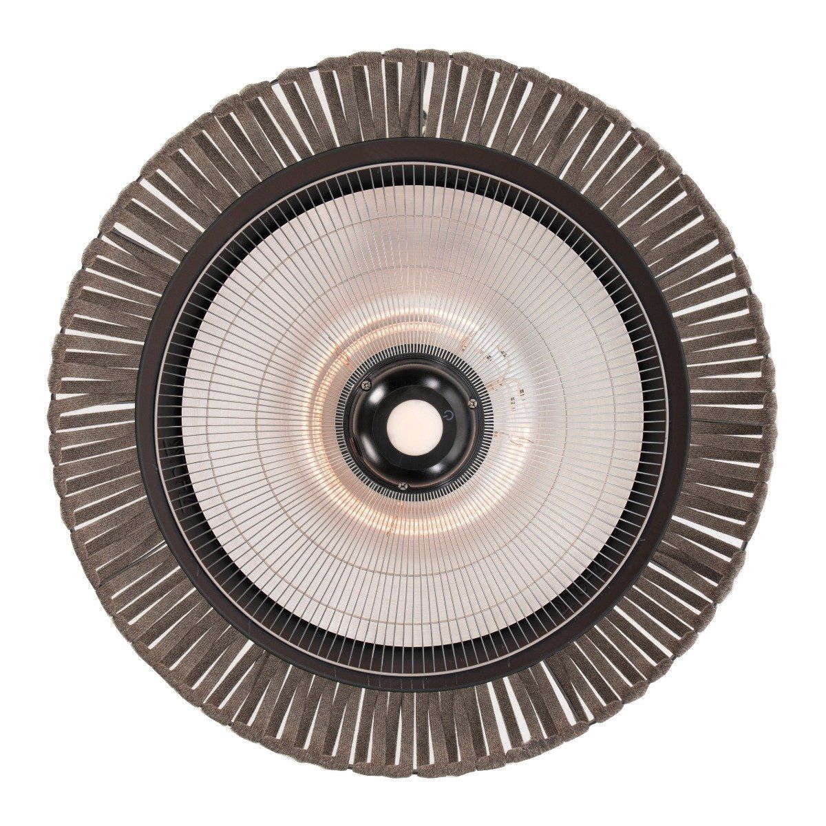 infrarood licht van de Bruine hangende Artix Corda Bright terrasverwarmer met 1800 Watt