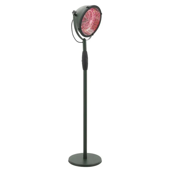 Sunred Staande groene roségoude Indus Ultra Jade Smart Heater of terrasverwarmer met 2100 Watt