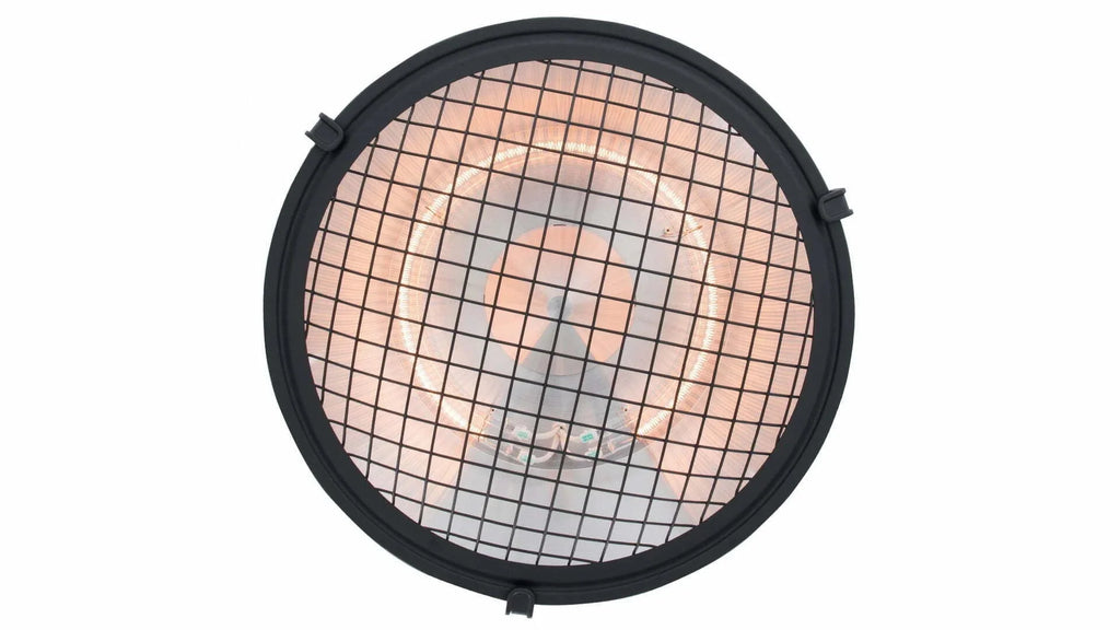 infrarood licht van de Sunred Indus II Bright hangende zwarte heater
