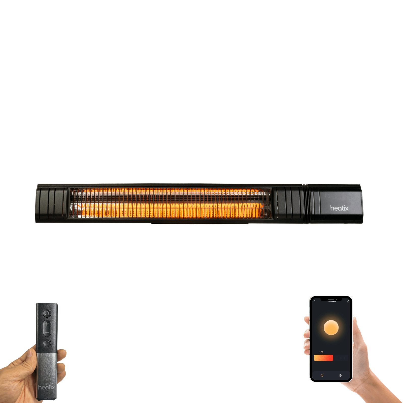 SMART Wandmodel Heater 2500W | Heatix Terrasverwarmer