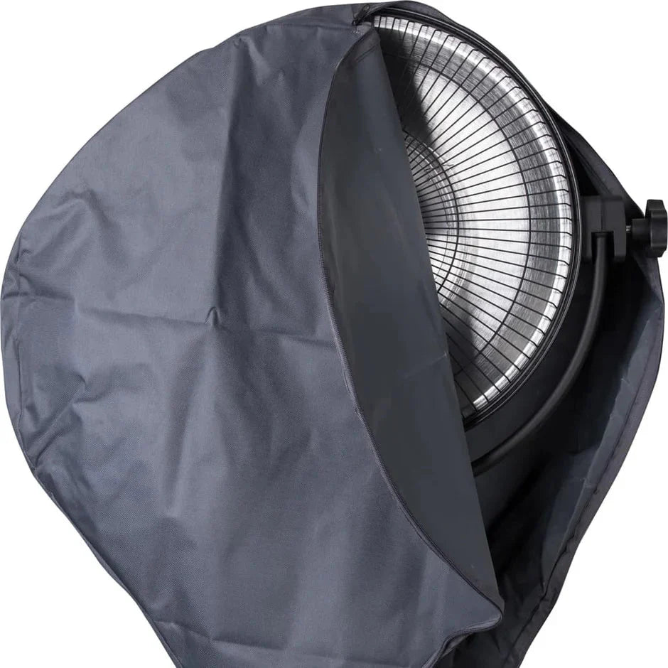 mooie stijlvolle grijze polyester Sunred hoes voor staande terrasverwarmer of heater