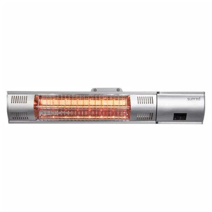 Sunred rose gold zilveren Royal Diamond wand terrasverwarmer of heater met 2000 Watt